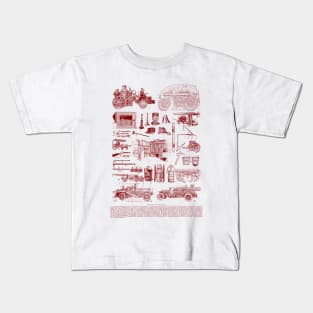 C. 1920 Fire Fighting Equipment Kids T-Shirt